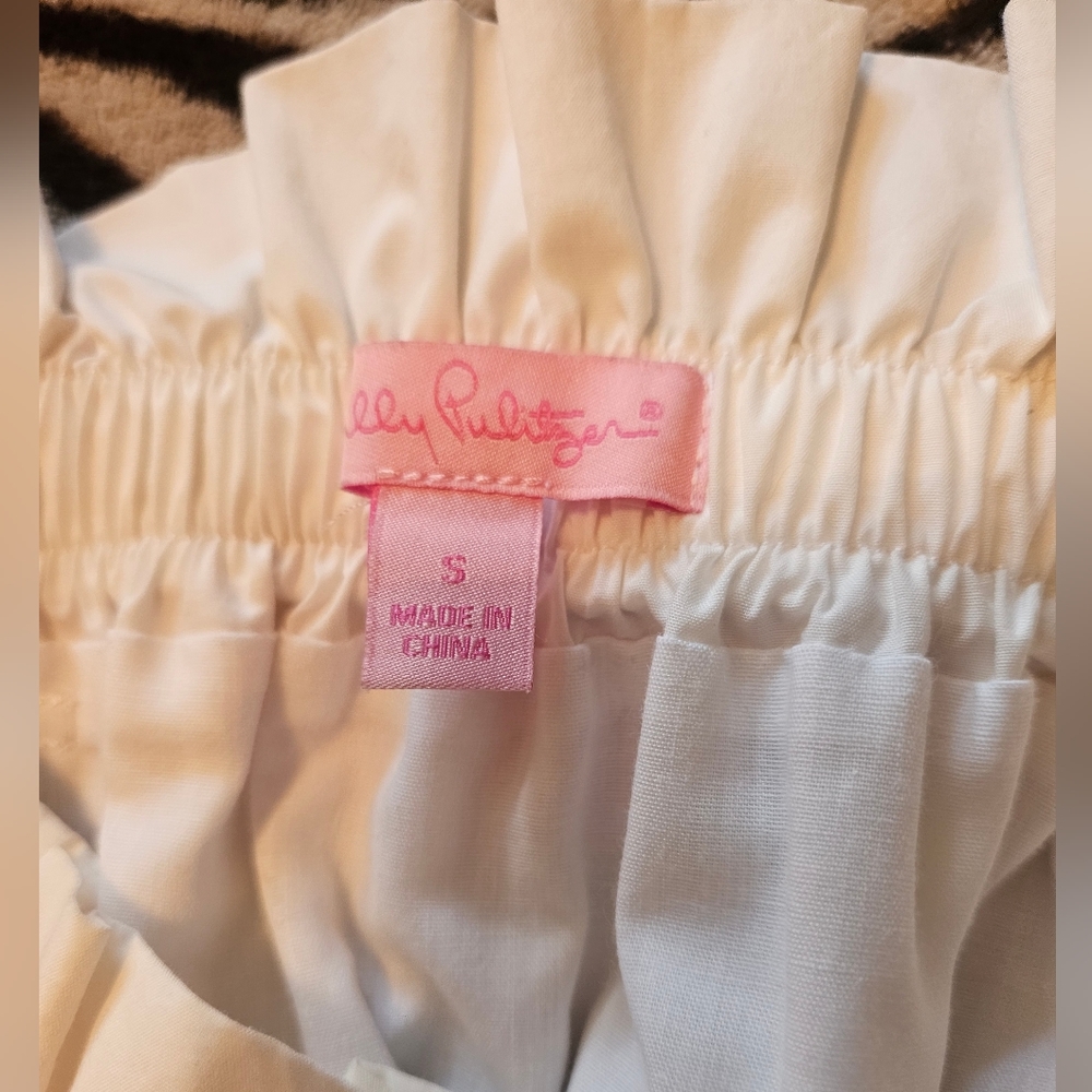 Lilly Pulitzer  Avery Ride the Wave Seagulls skirt - Picture 7 of 8